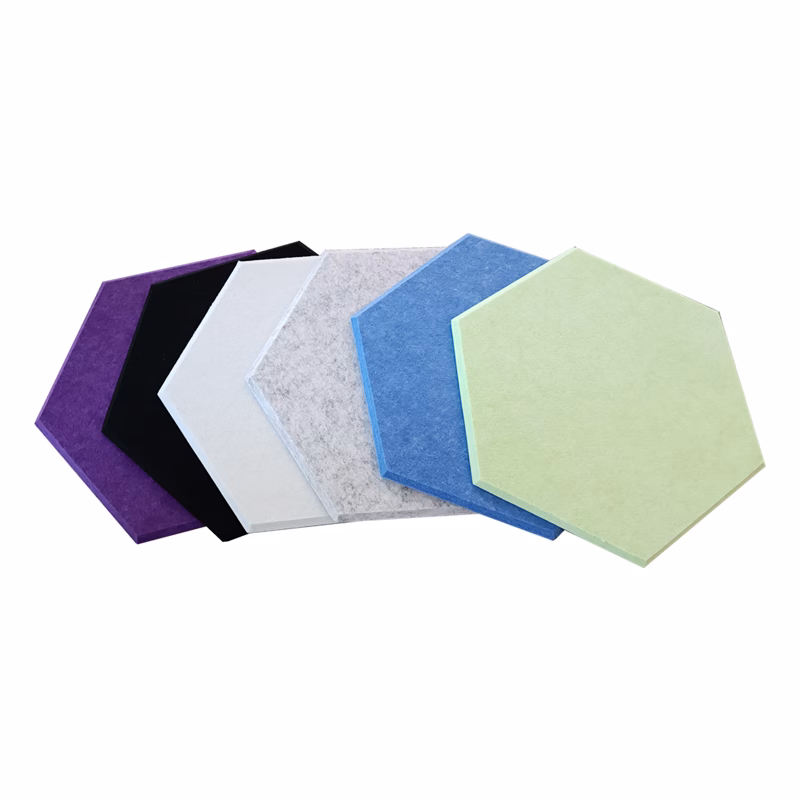 3D Design 12 Pack Hexagon Self Adhesive Acoustic Panels Hexagonal Acoustic Panels For Studio 主图 2