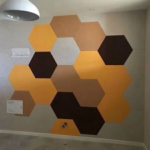 3D Design 12 Pack Hexagon Self Adhesive Acoustic Panels Hexagonal Acoustic Panels For Studio 主图 7