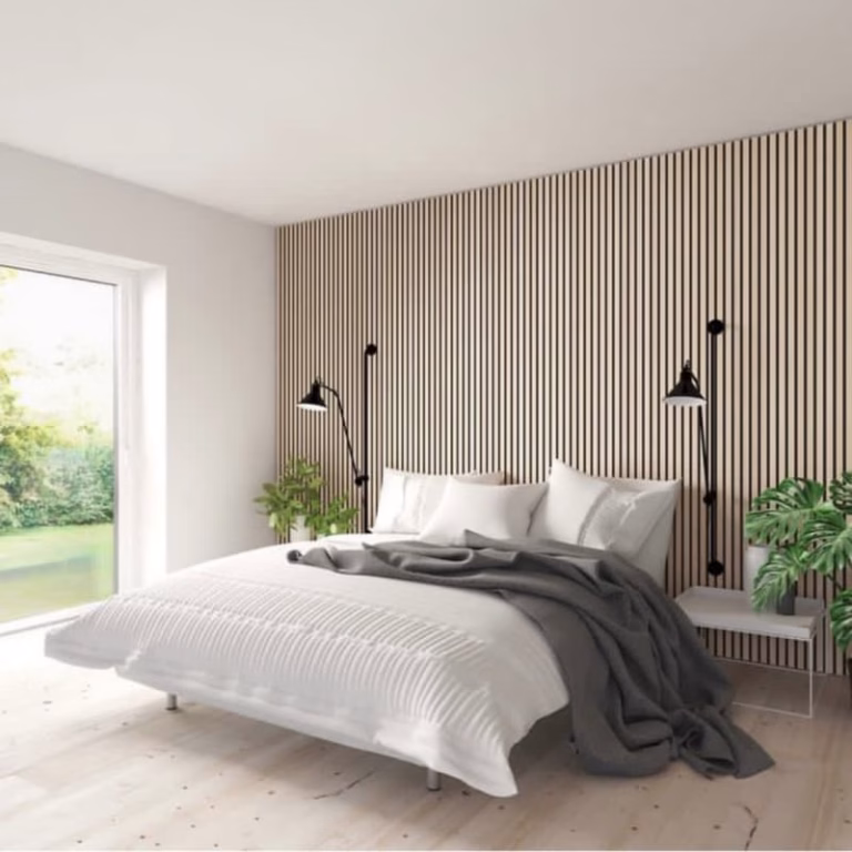 wood slat acoustic panels